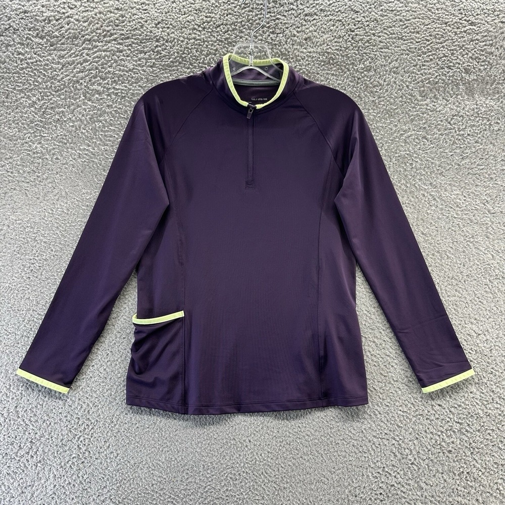 Under Armour Top Girls Size XL Purple Loose Fit Long Sleeve Shirt Youth Girls XL